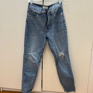 Women’s Madewell ripped skinny jeans size 26